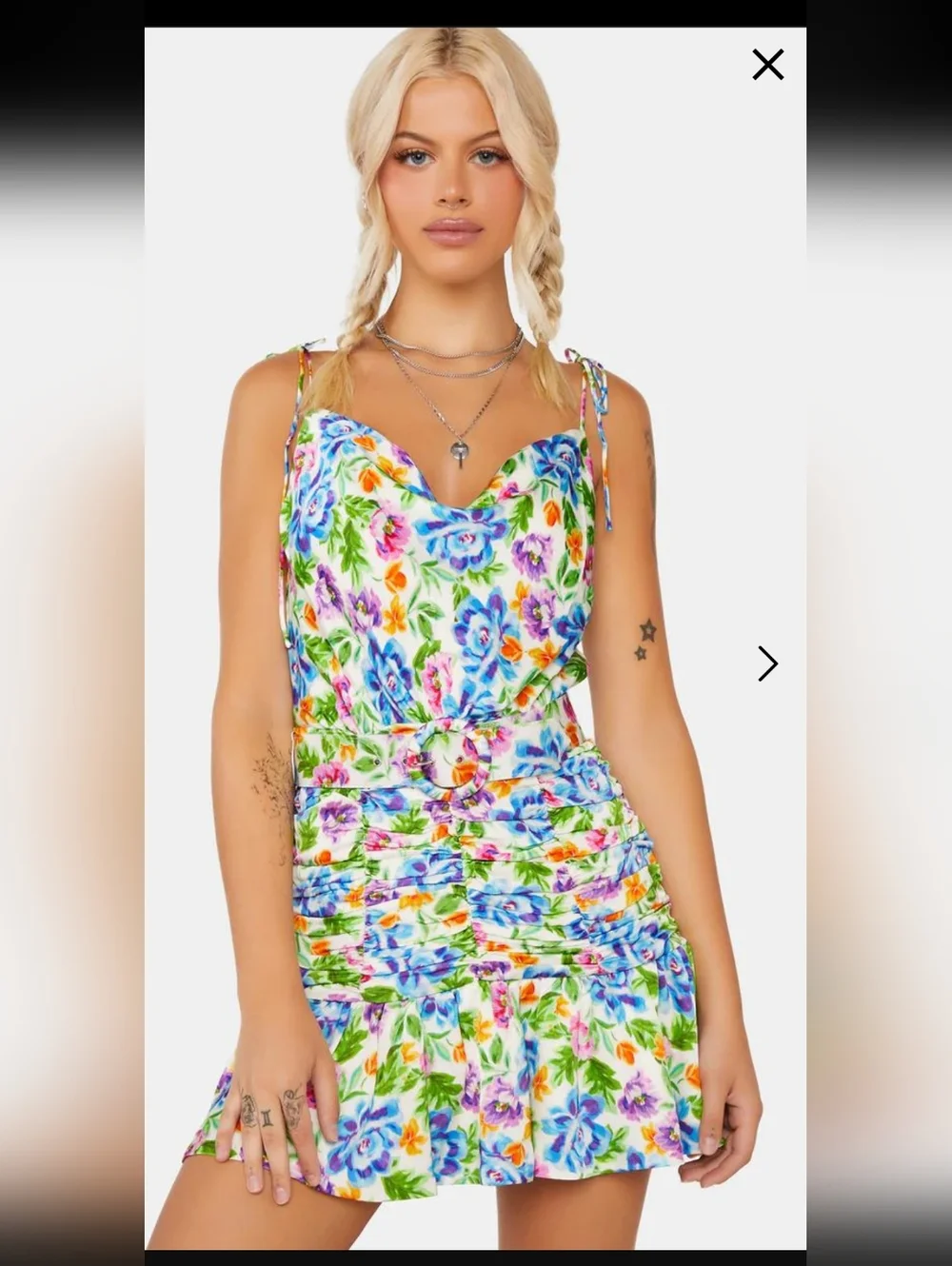 For Love And Lemons | Dresses | Nwt For Love Lemons Miranda Floral Mini  Dress | Poshmark